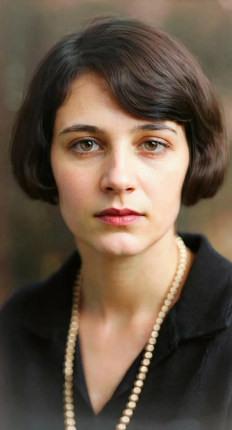 The same portrait with clearer eyes, mouth and hair